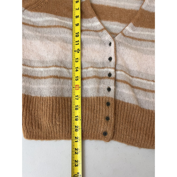 Y2K Coquette Indie Sleaze Fall Alpaca Wool Blend Cardigan Sweater M Academia 90s - Picture 11 of 13